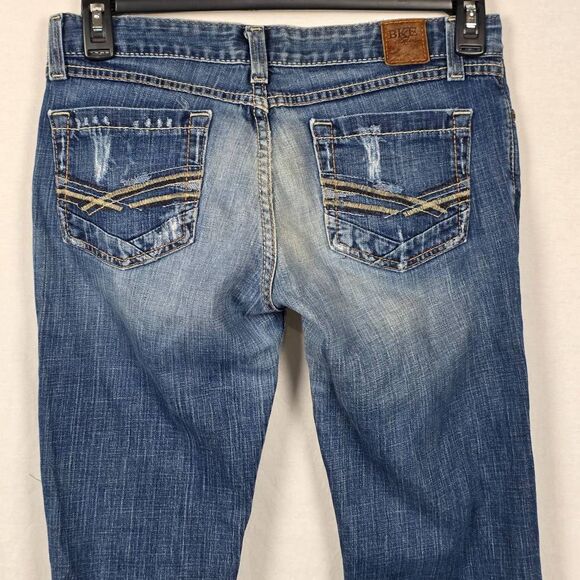 BKE Denim Star Stretch Bootcut Jeans 29x31.5 Distressed - Picture 7 of 12